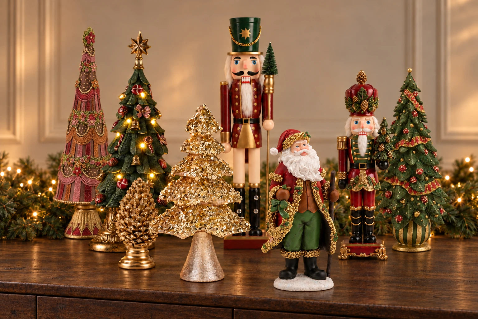 Nussknacker, Deko-Bäume & Weihnachtsfiguren