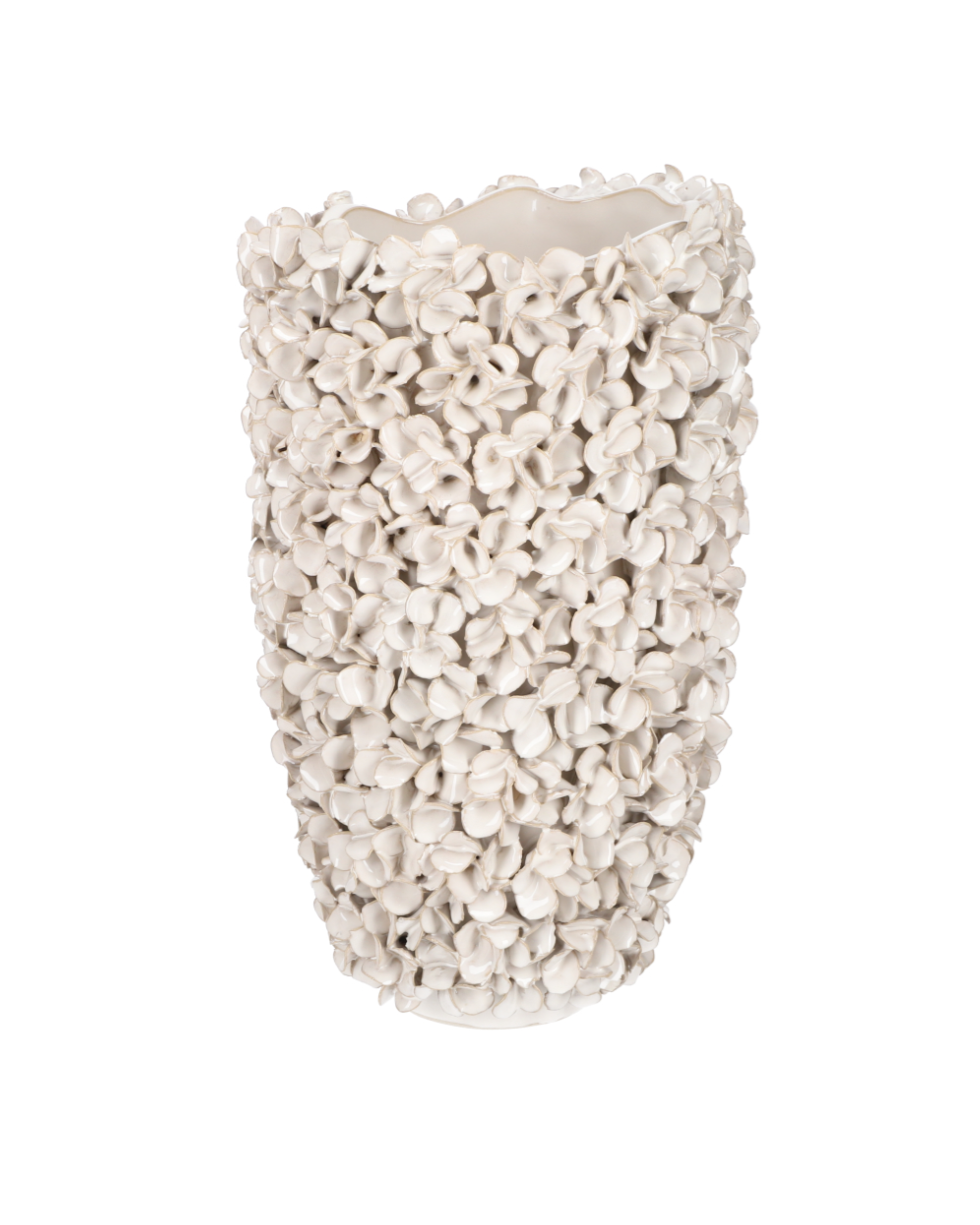 Flower Chakra Vase White Large