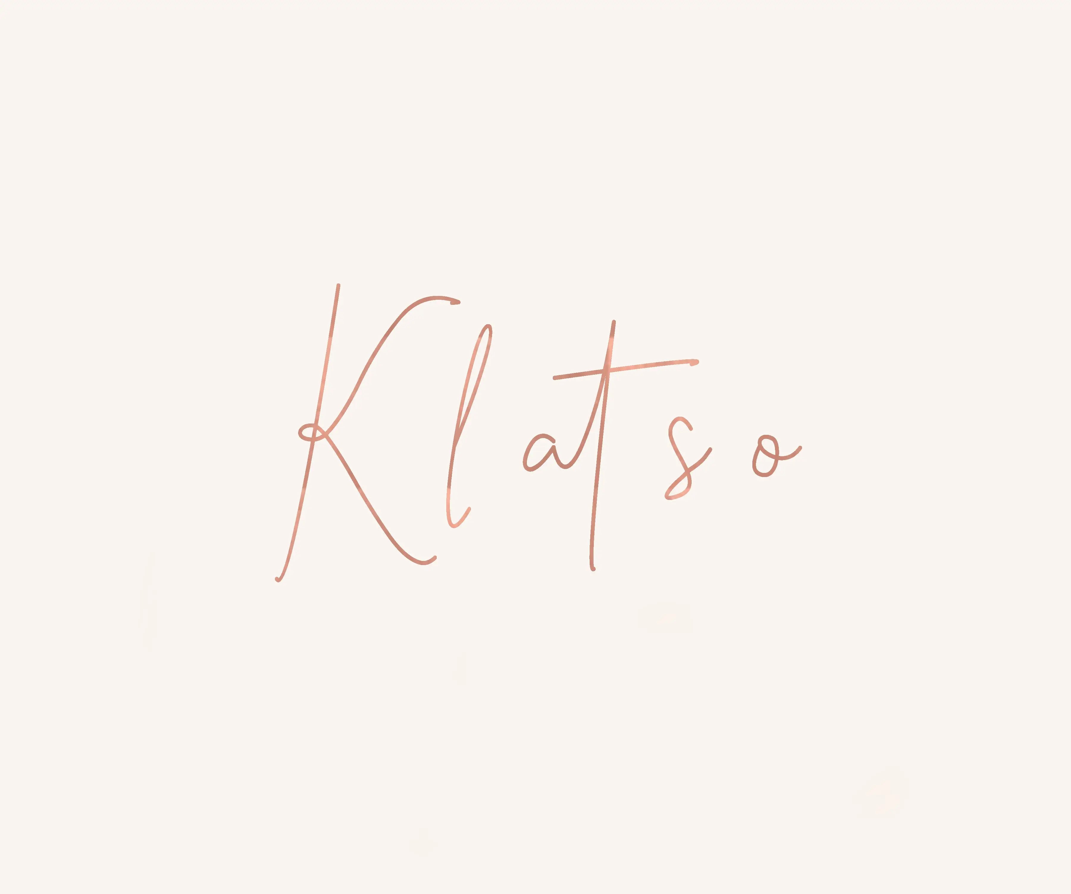 Klatso Marken-Logo - Handgefertigte kolumbianische Tischkultur und nachhaltige Design-Accessoires bei Table Desires