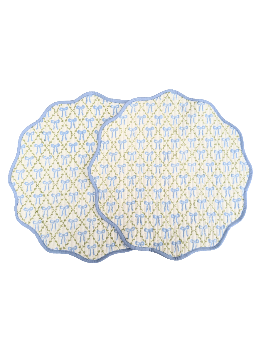 Tischset Elizabeth Blau, 2er Set