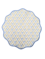 Tischset Elizabeth – Detailansicht Blockdruck