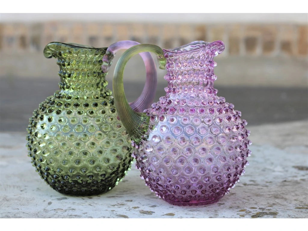 Anna von Lipa Hobnail Jug 2L Purple-Olive Green