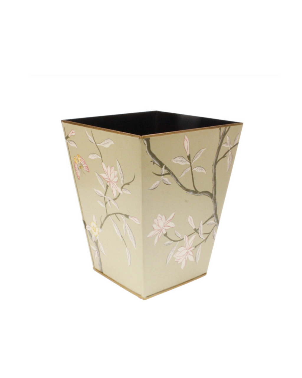 Wastebin Bird Creme