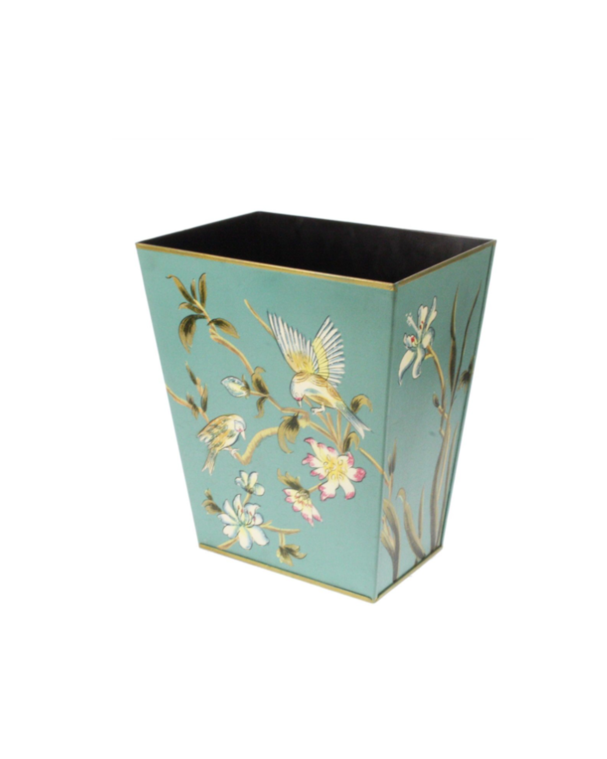 Wastebin Bird Turquoise