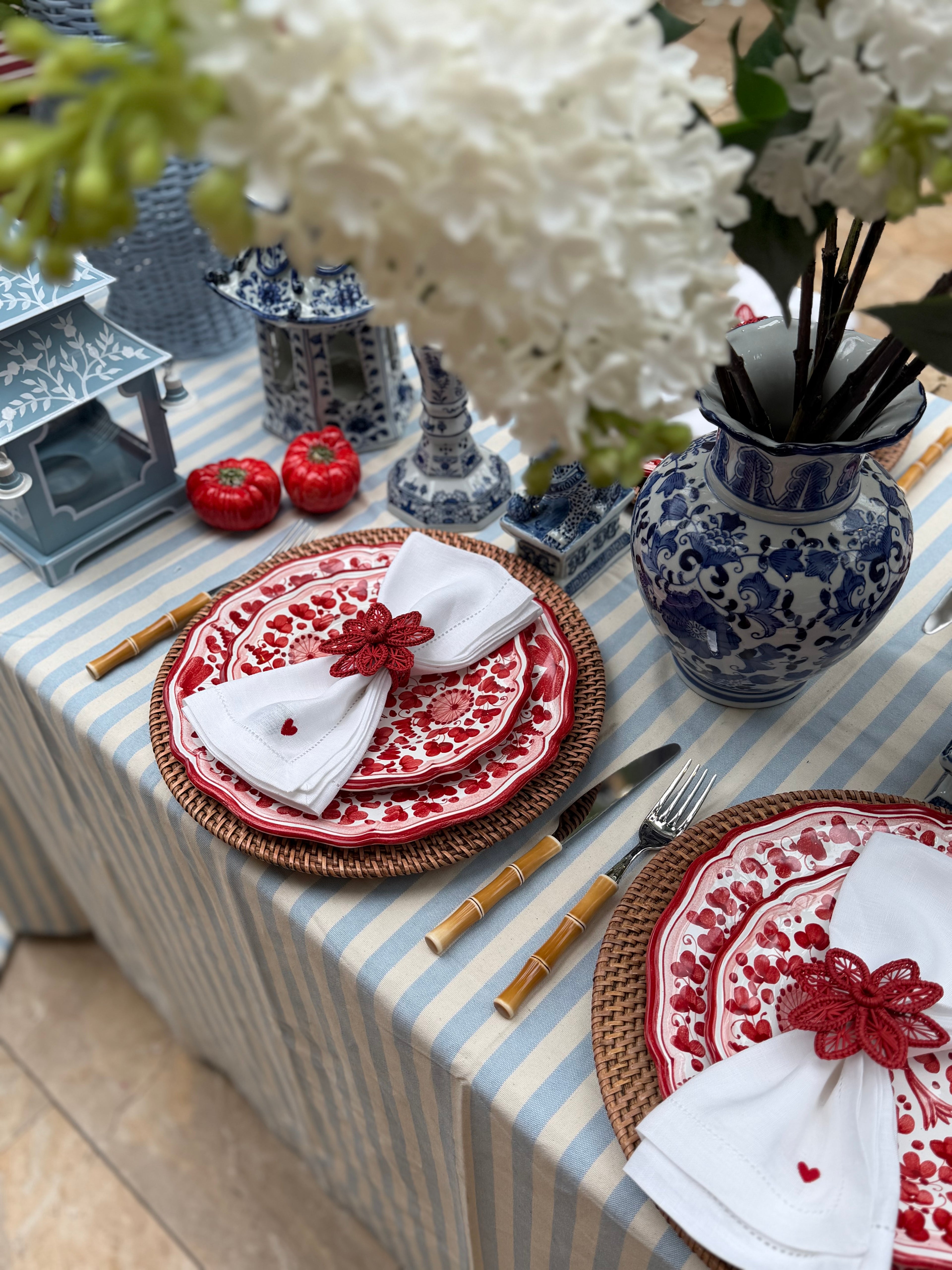 Rattan charger plate