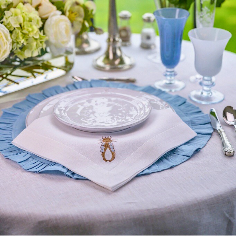 Leinenserviette Peter Rabbit, 4er Set