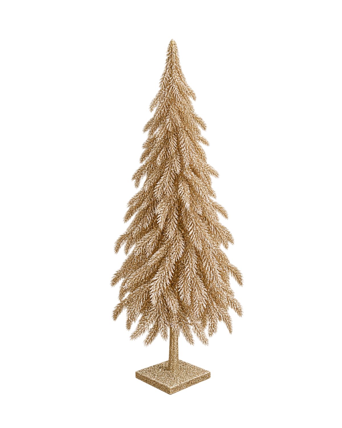 Glitzer Tannenbaum Gold 75 cm