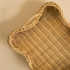 Tablett Rattan Vera Natur, mittel