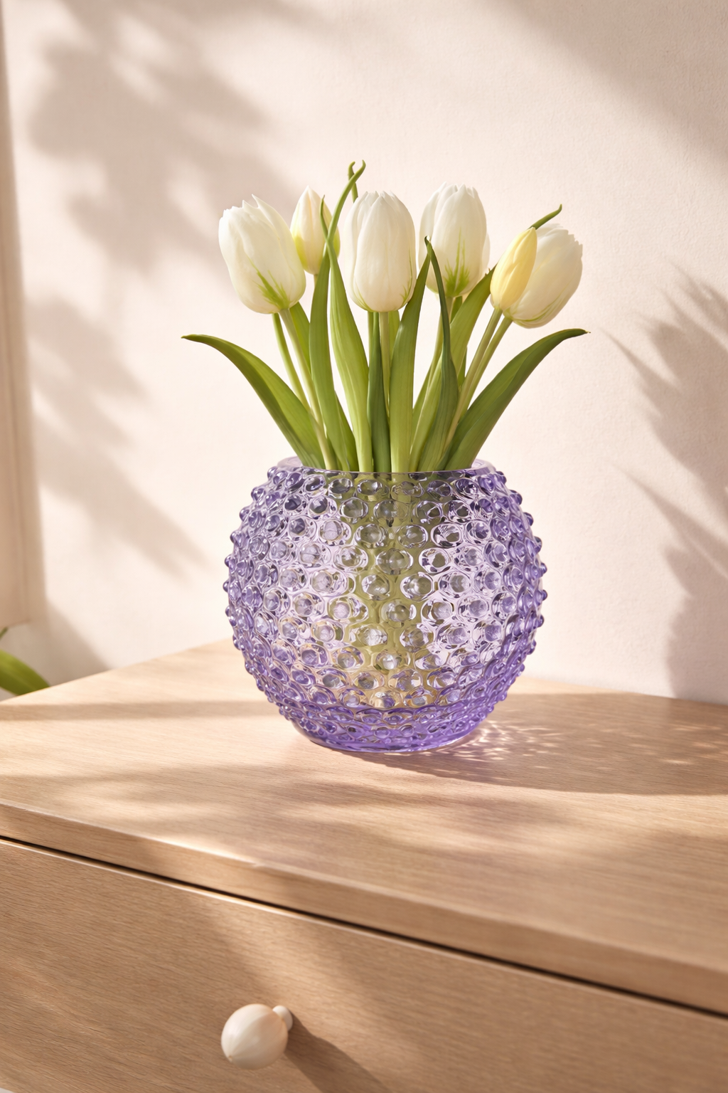 Anna von Lipa Hobail Globe Vase Purple 24 cm