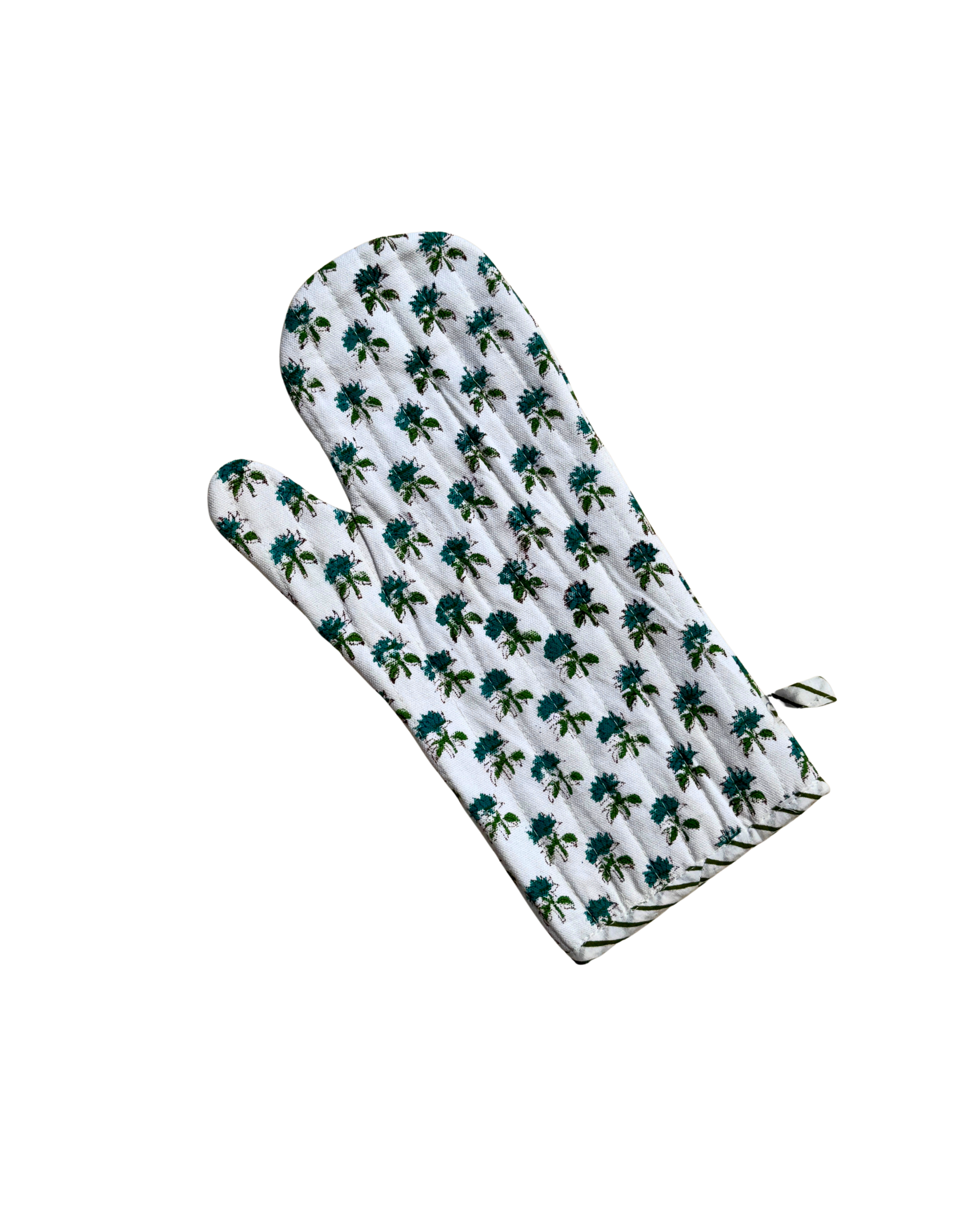 Oven Glove Raspberry Blossom
