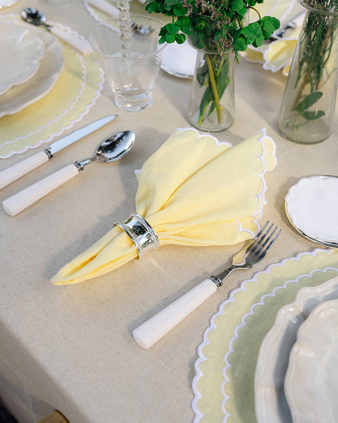 Stoffserviette Butteryellow, 2er Set