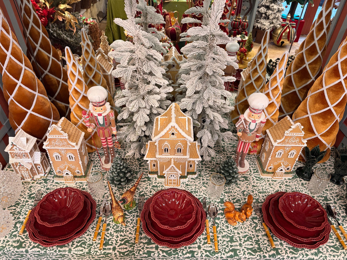 Lebkuchenhaus mit LED, 30 cm
