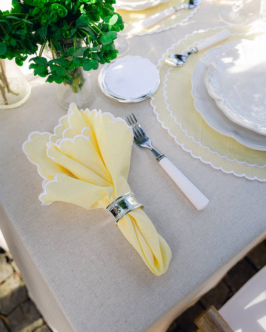 Stoffserviette Butteryellow, 2er Set