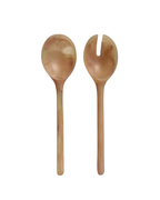 Salad Servers Marble Look, Set of 2