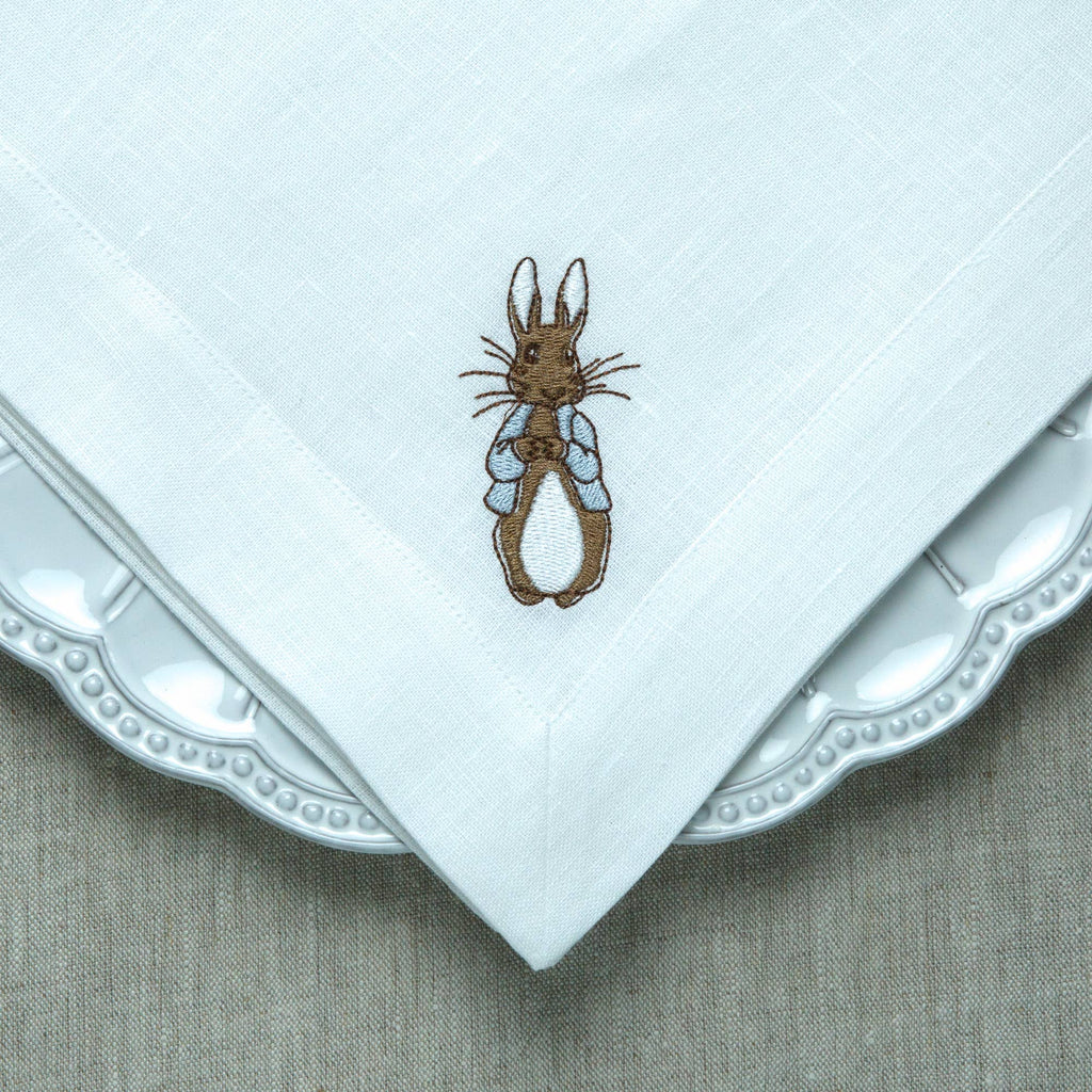 Leinenserviette Peter Rabbit, 4er Set