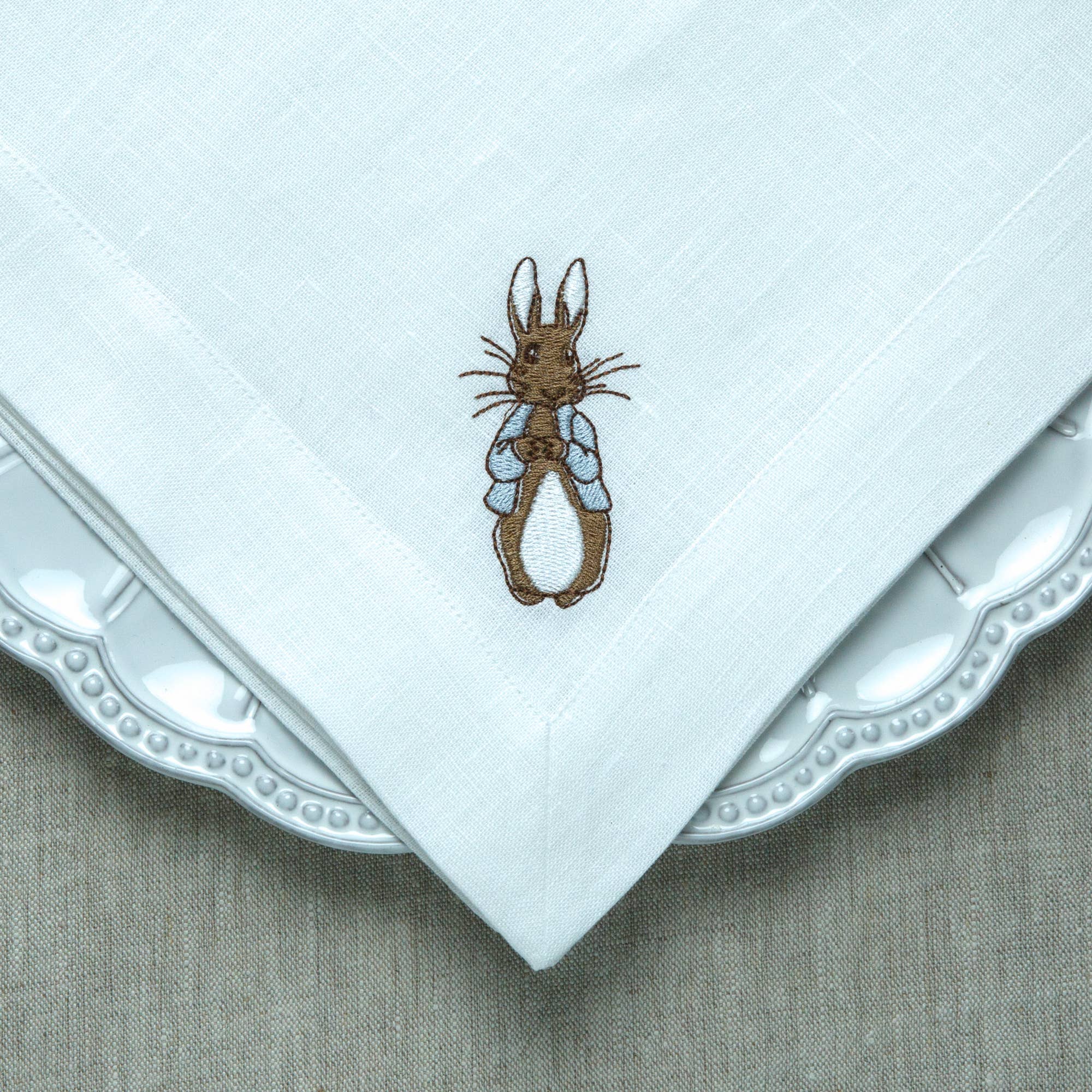 Leinenserviette Peter Rabbit, 4er Set