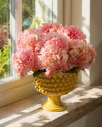 Vase Pinecone Gelb, mittel