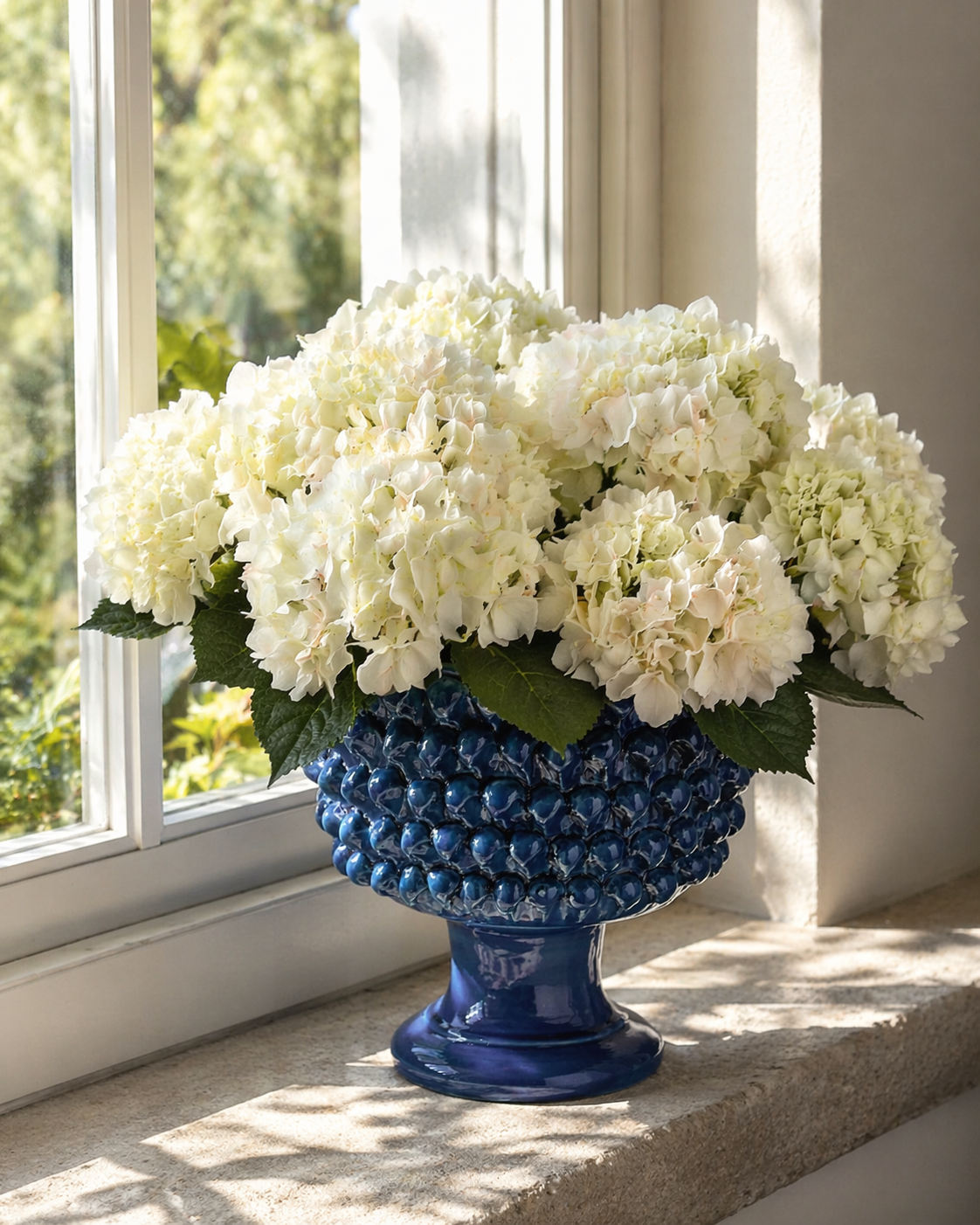 Pinecone Vase Blau Medium
