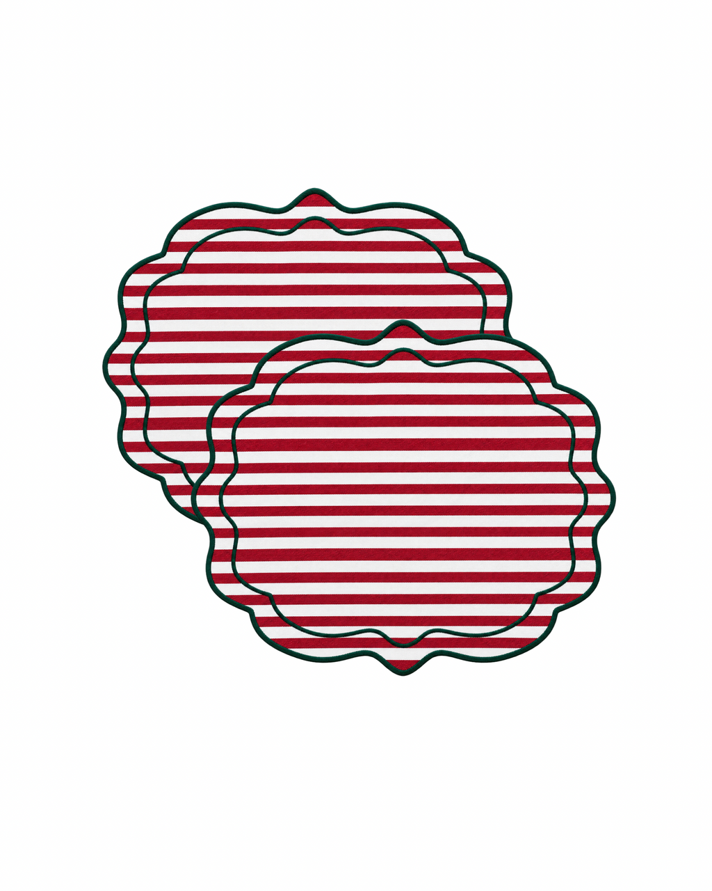 Noëline placemats – Burgundy (set of 2)