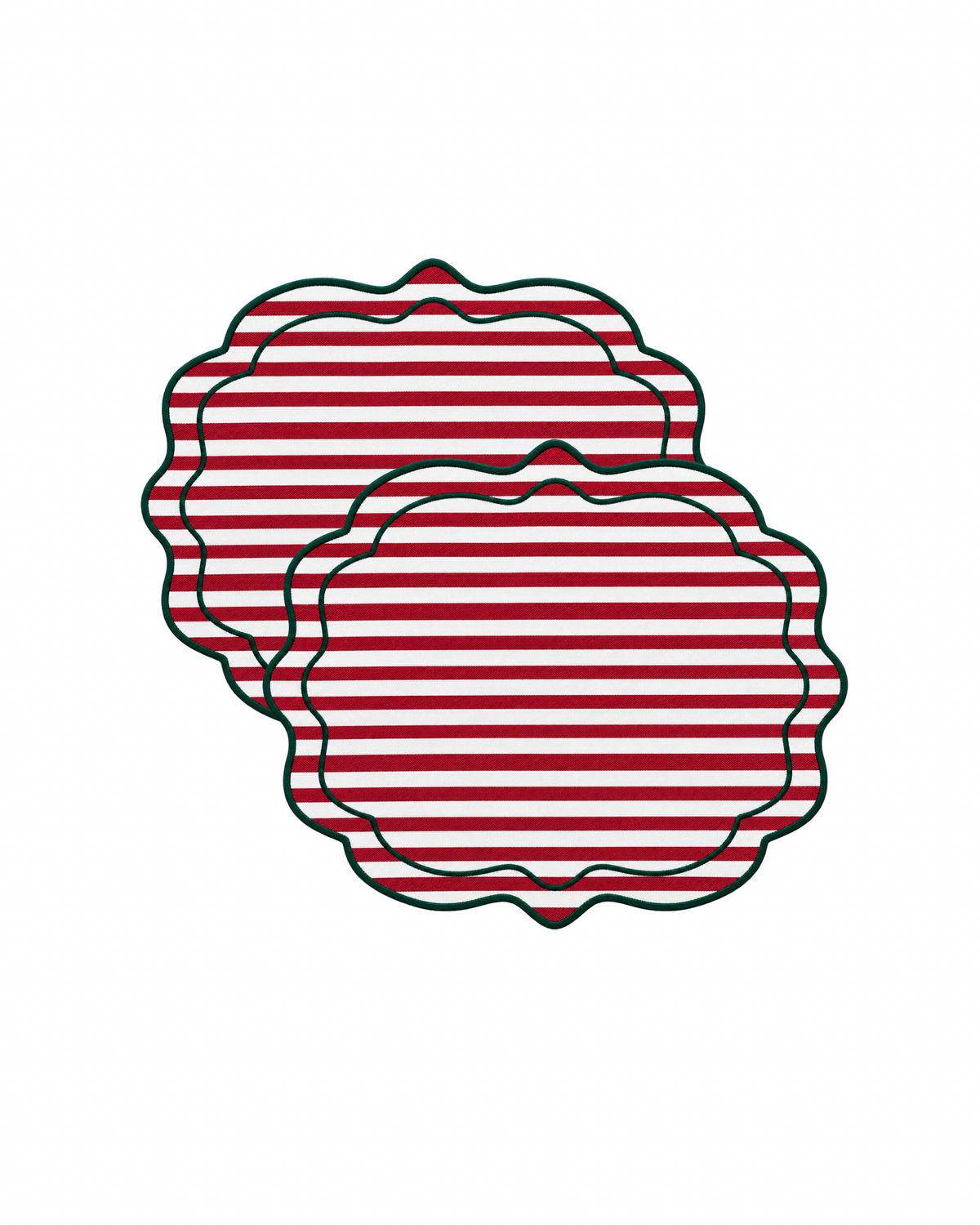 Noëline placemats – Burgundy (set of 2)