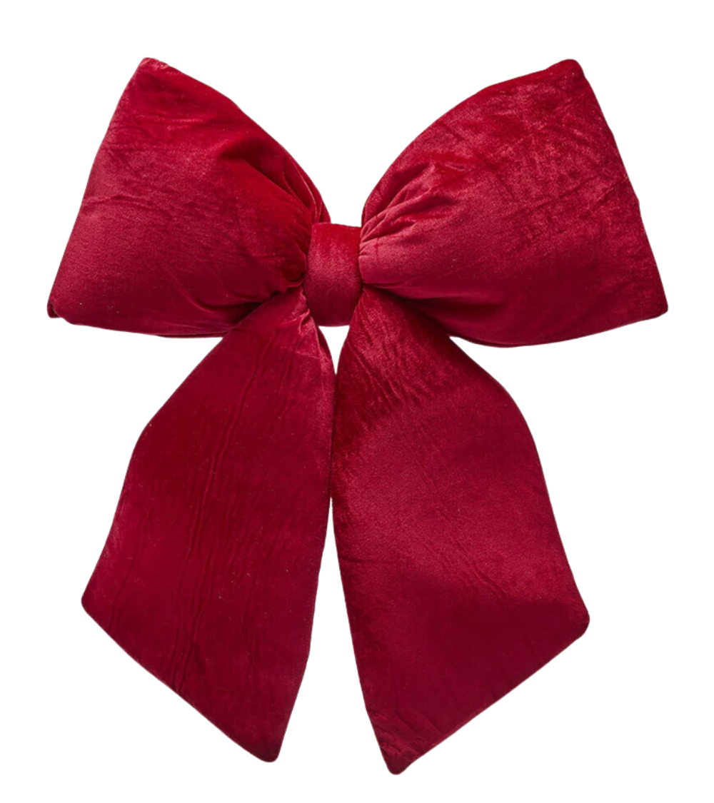 Samtschleife Rot groß