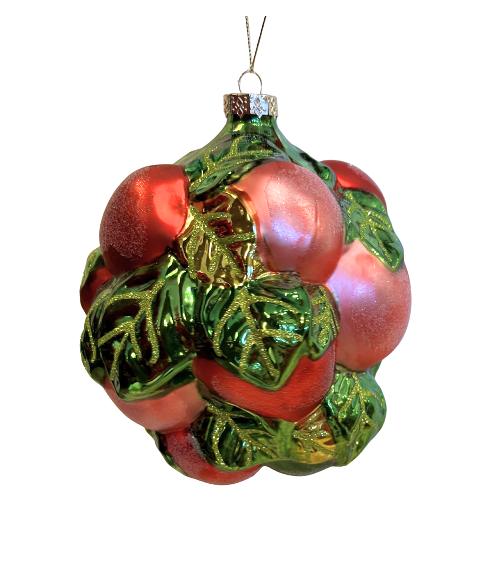 Weihnachtskugel Apfel Groß