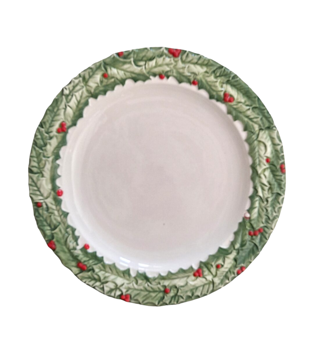 Handbemalter Keramikteller (Ø 30 cm)