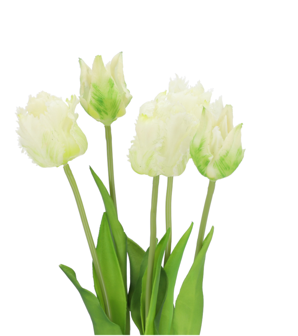 Parrot Tulips Realtouch White