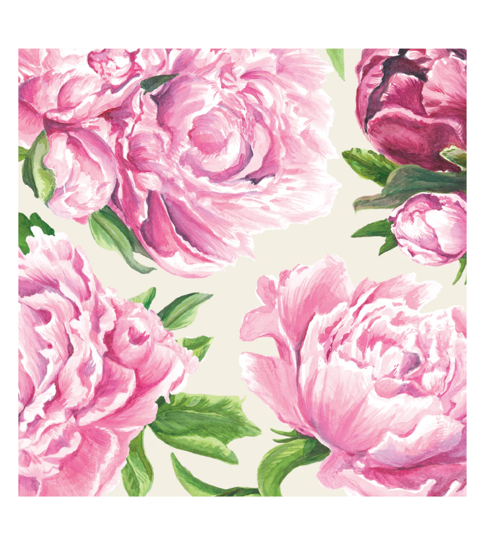 Paper napkin peony