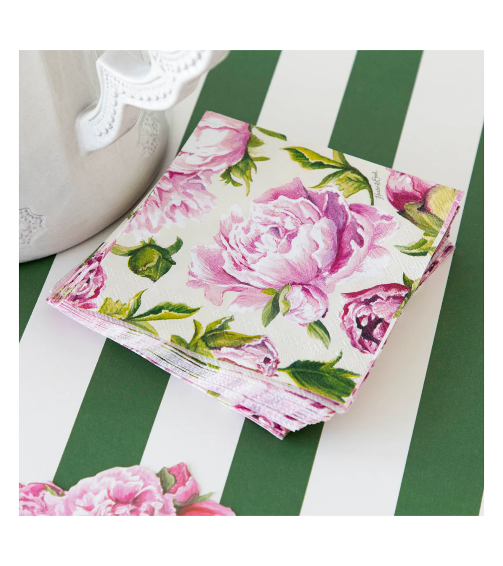 Paper napkin peony