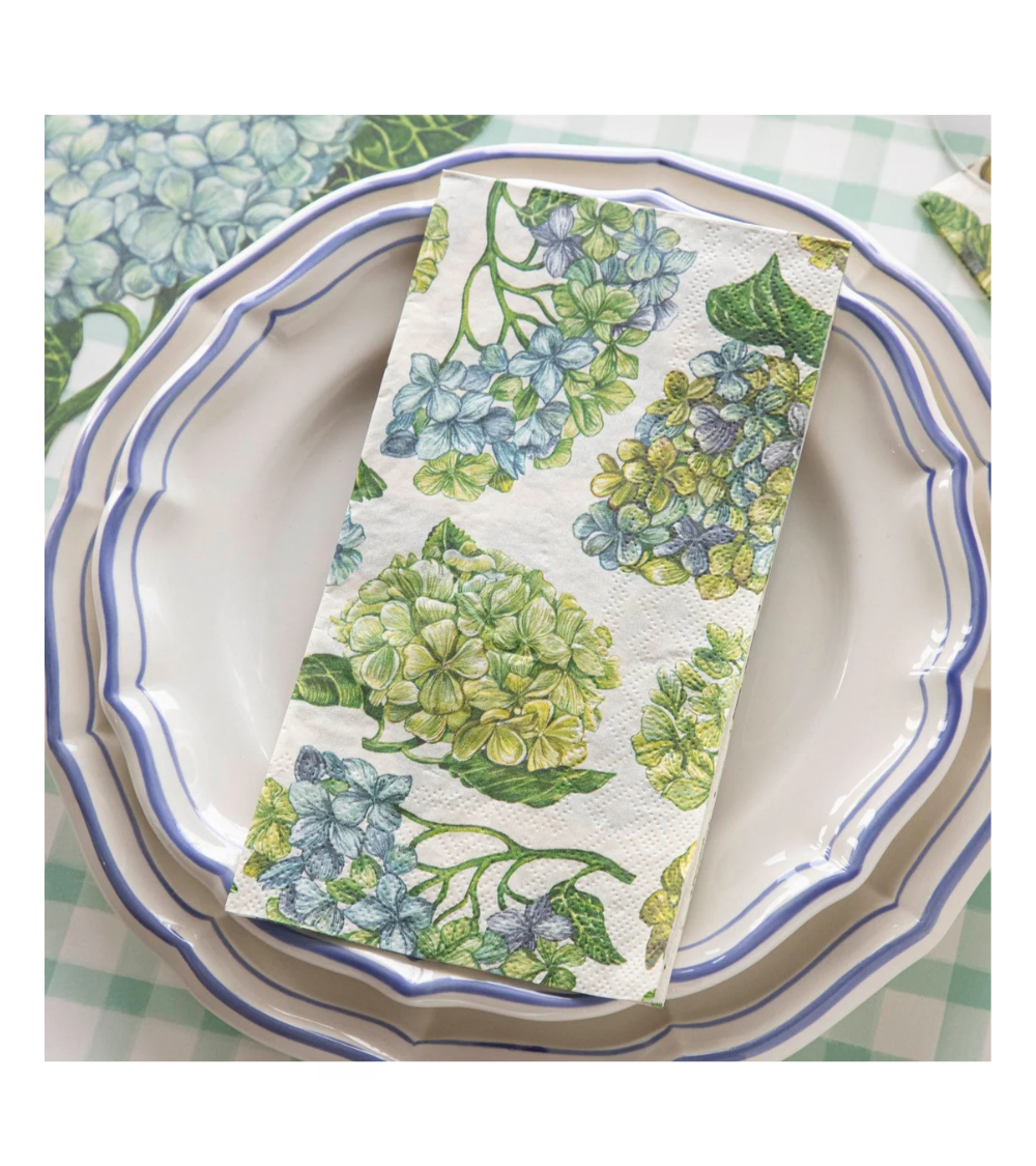 Papierserviette Hortensien