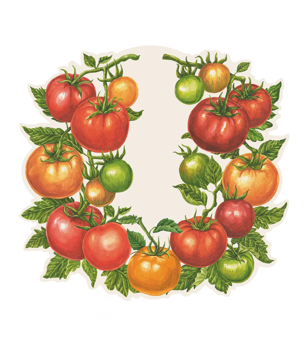 Paper placemat, tomato