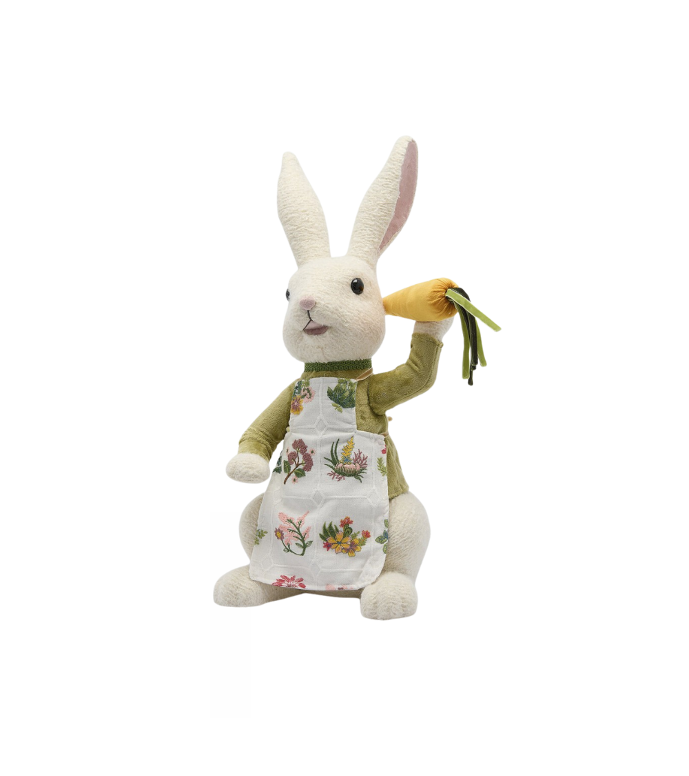 Dekorativer Osterhase mit Karotte