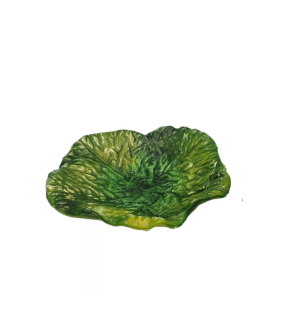 Full wax cabbage saucer