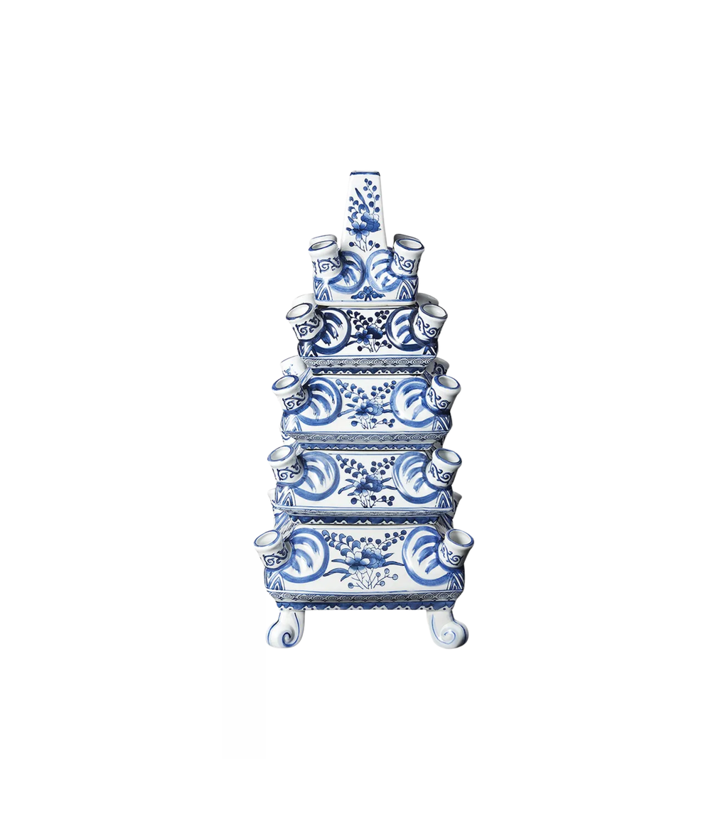 Porzellanvase in Pagodenform Chinoise