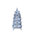 Vase Porzellan in Pagodenform Chinoise