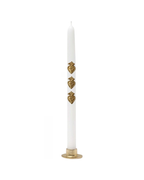 Kerzenpin Herz Gold, 3er-Set