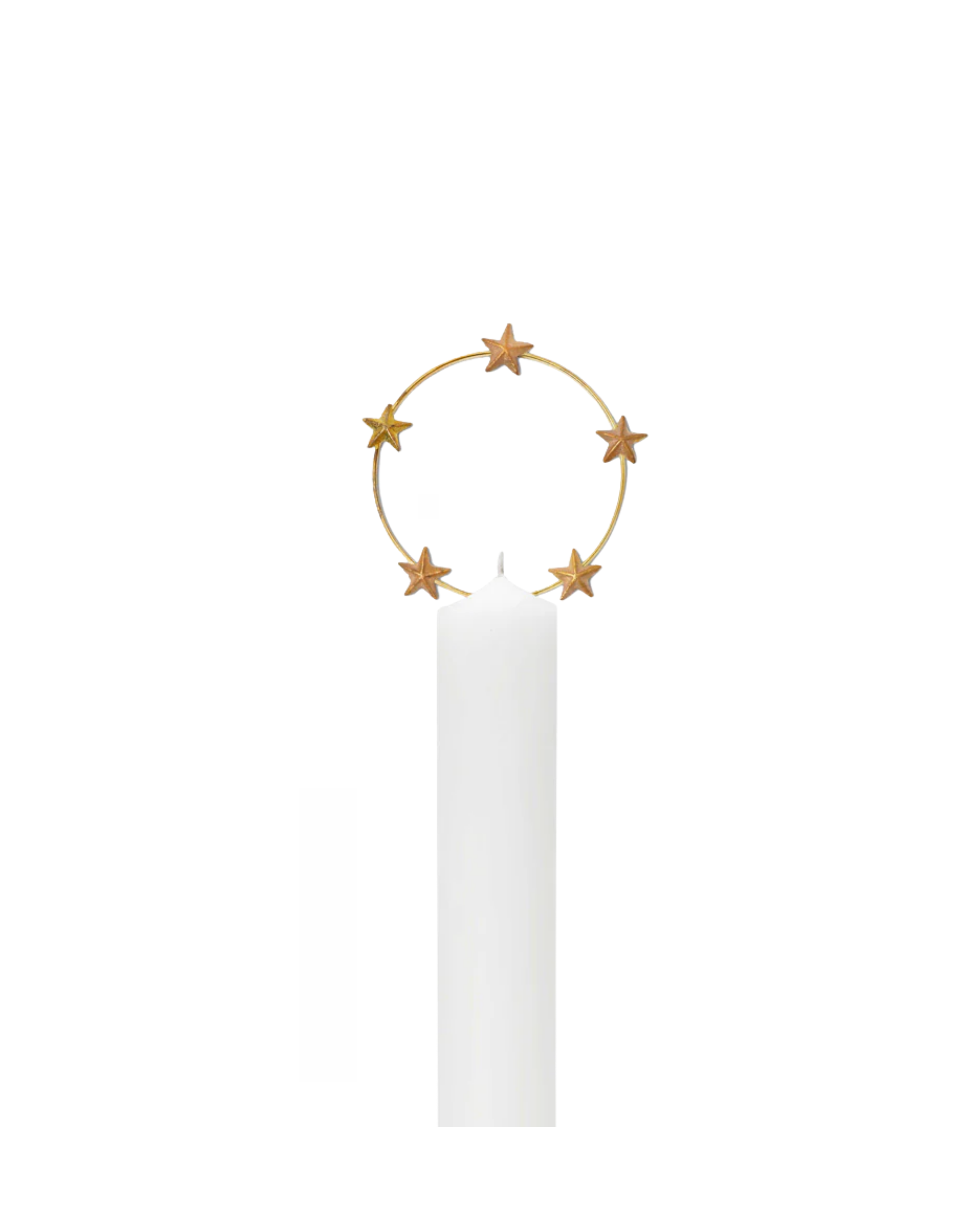 Kerzenpin Heiligenschein Gold