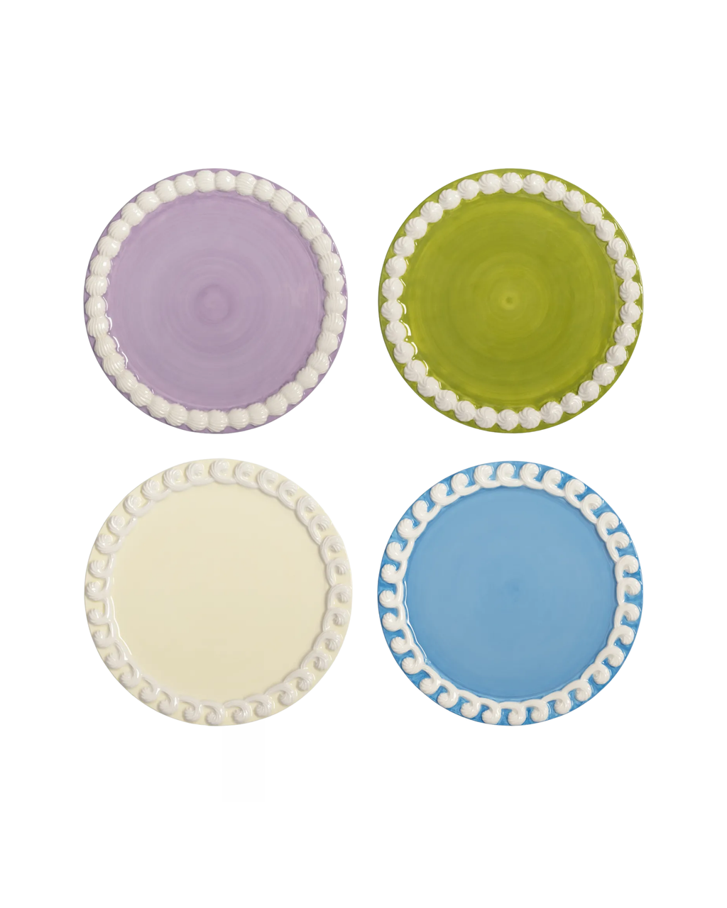 Teller Multicolour, 4er Set