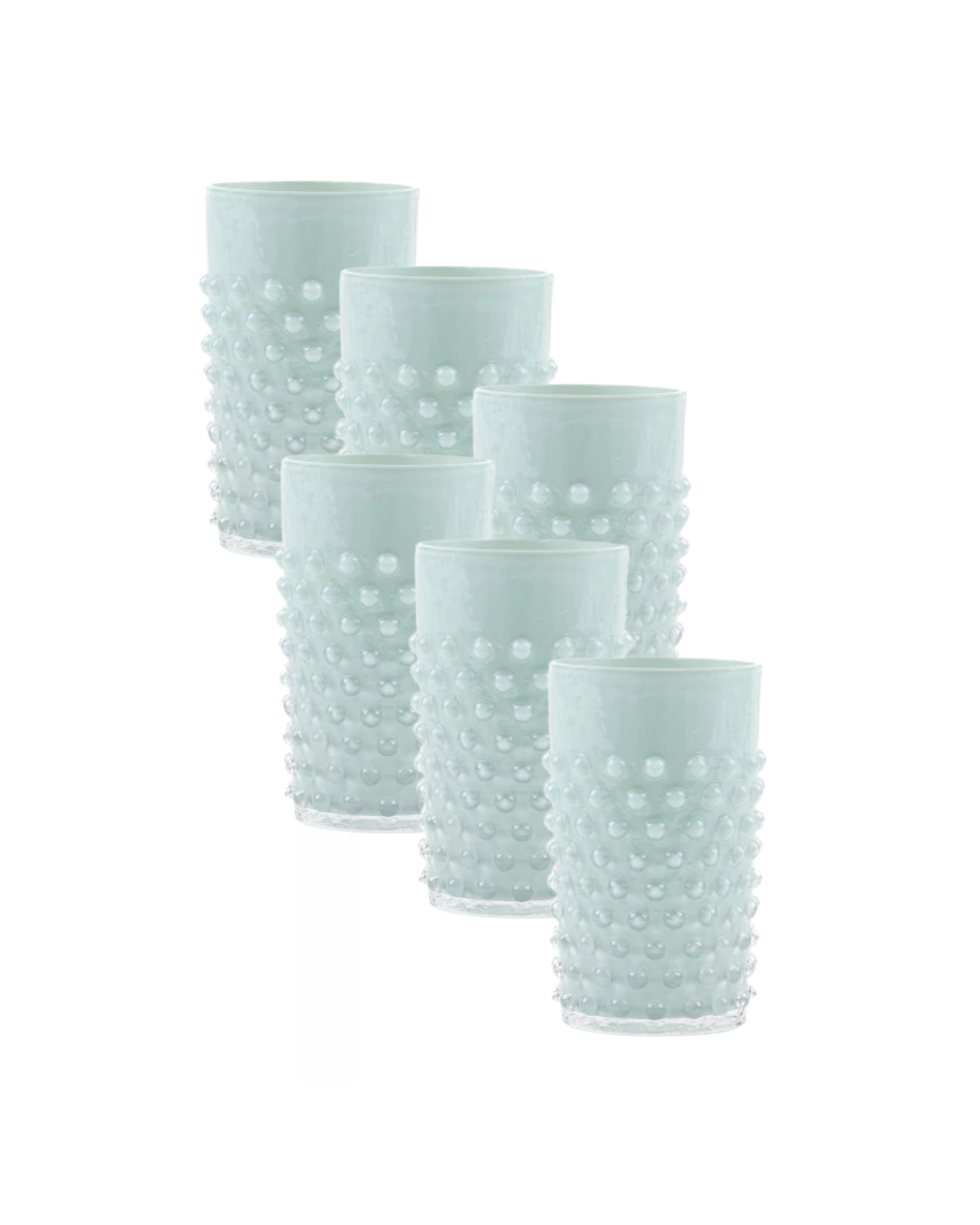 Anna von Lipa Hobnail Tumbler Scandi Mint, Set of 6