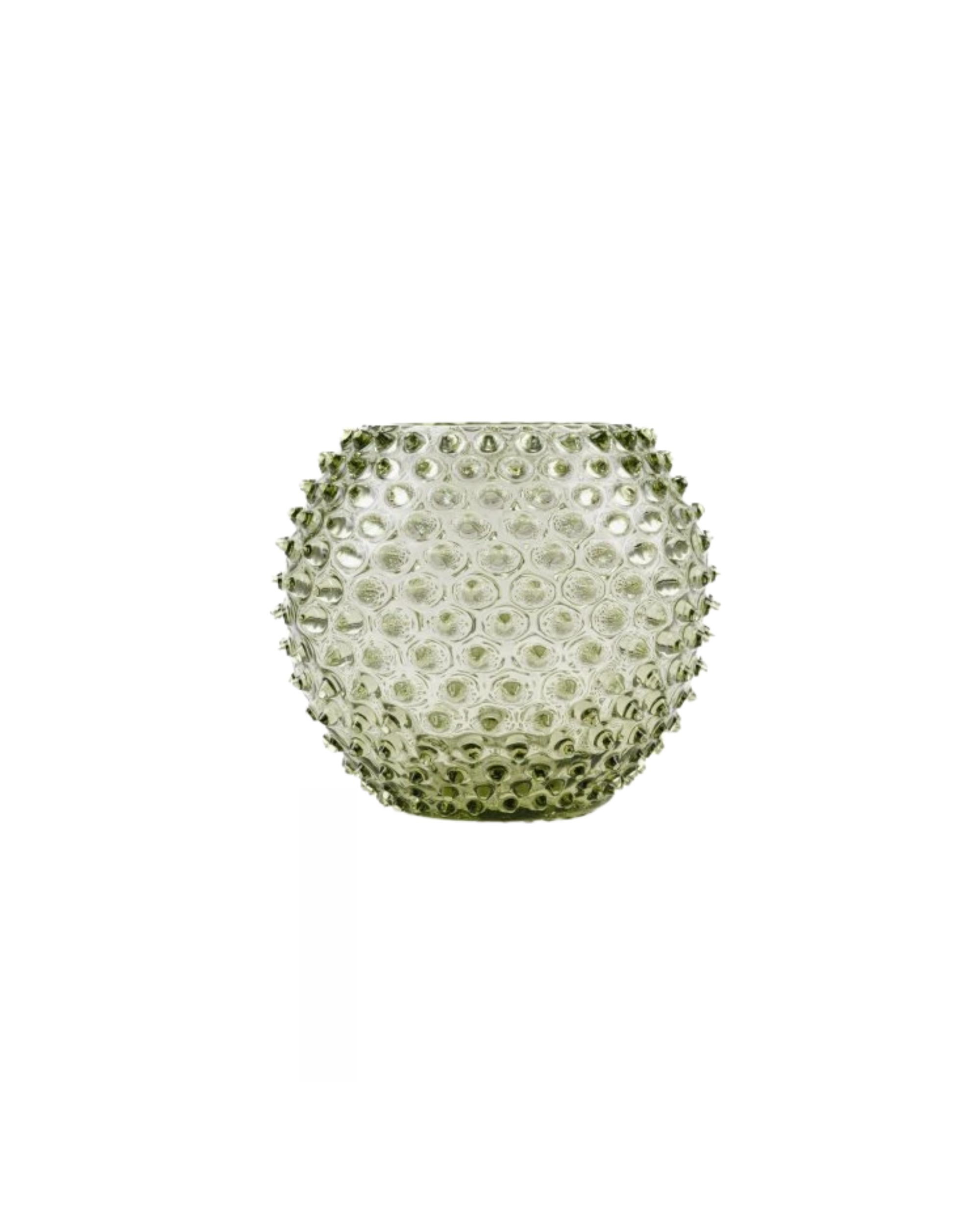 Anna von Lipa Hobail Globe Vase Olive Green 18 cm