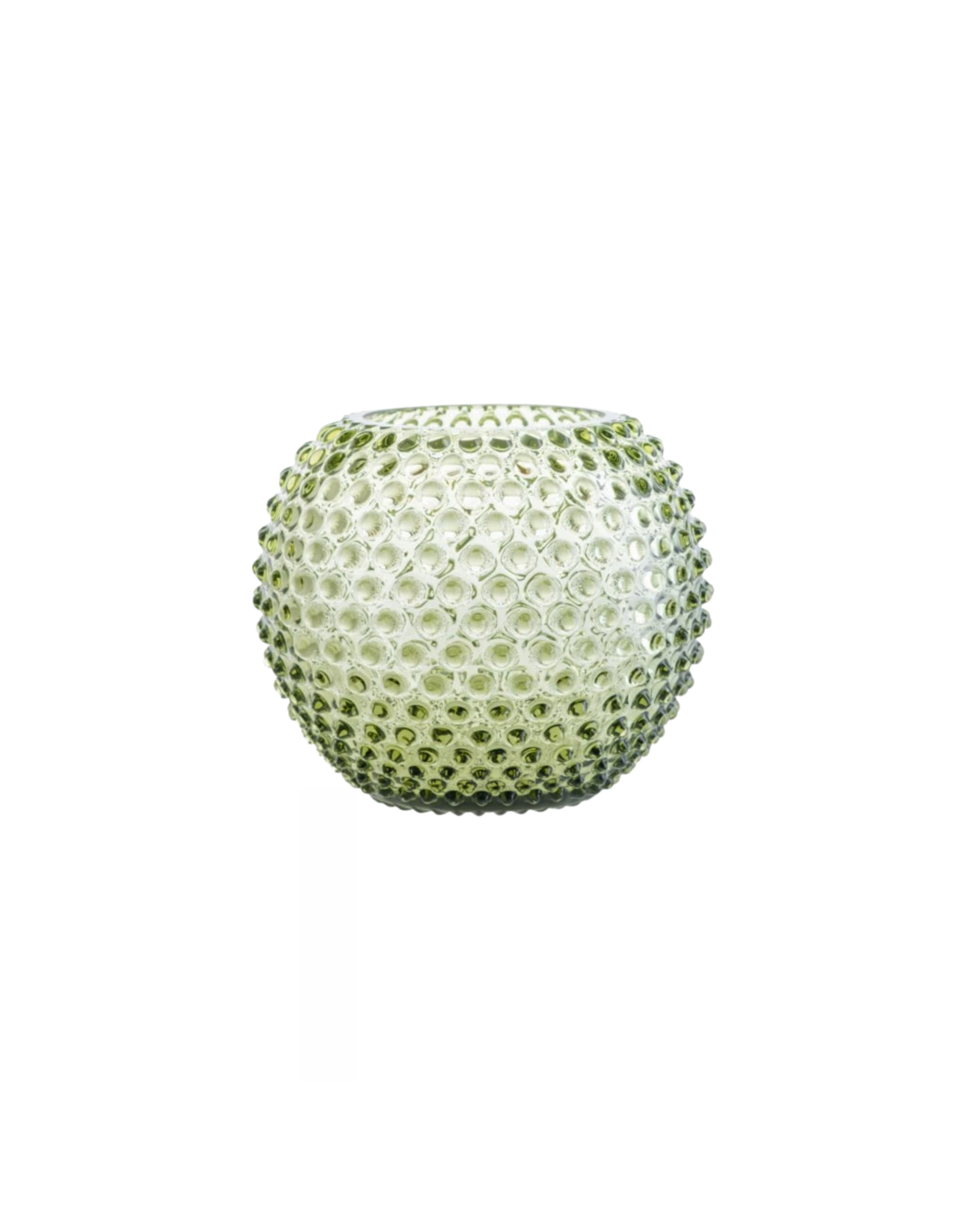 Anna von Lipa Hobail Globe Vase Olive Green 24 cm