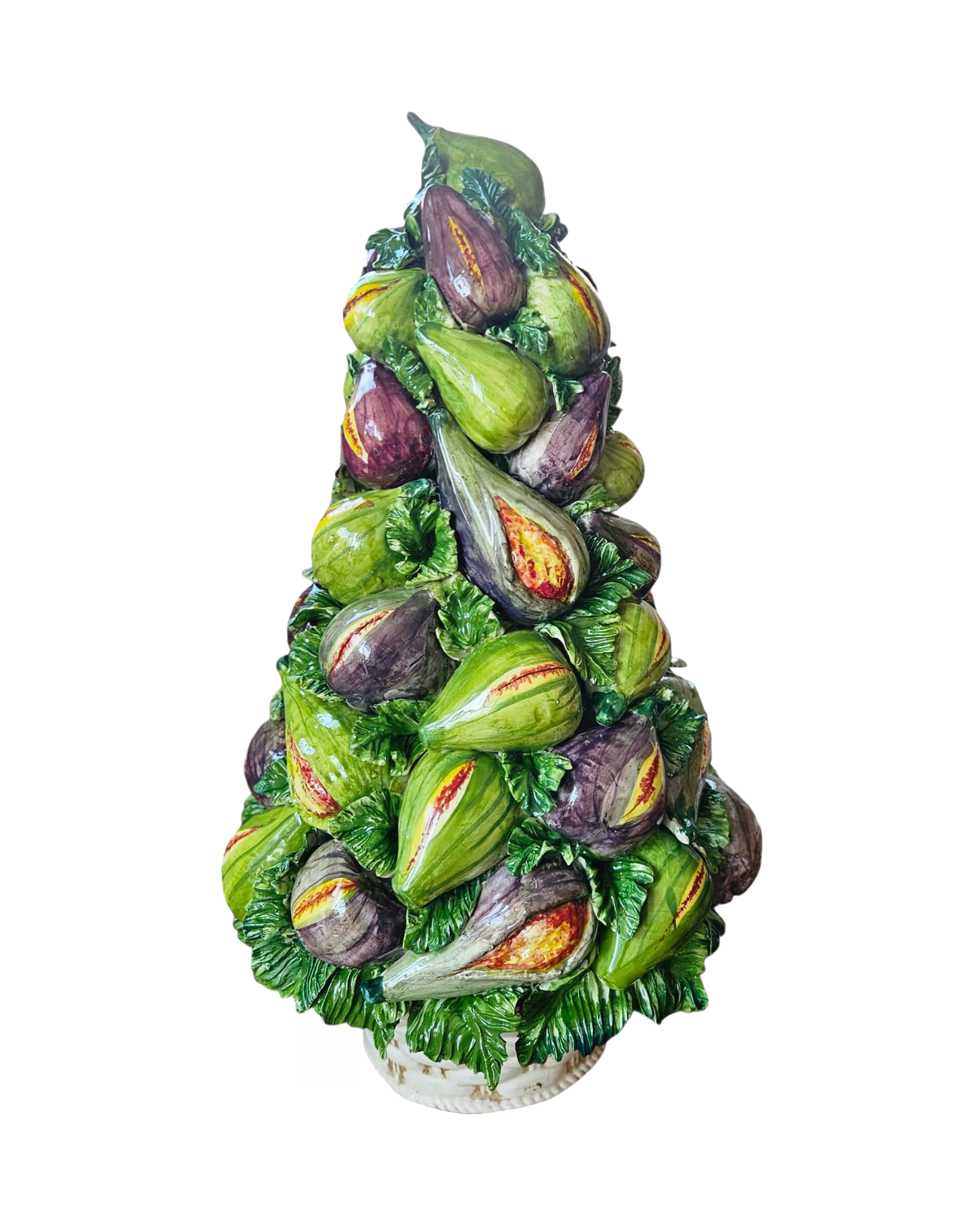 Handbemaltes Keramik Pyramide Feigen