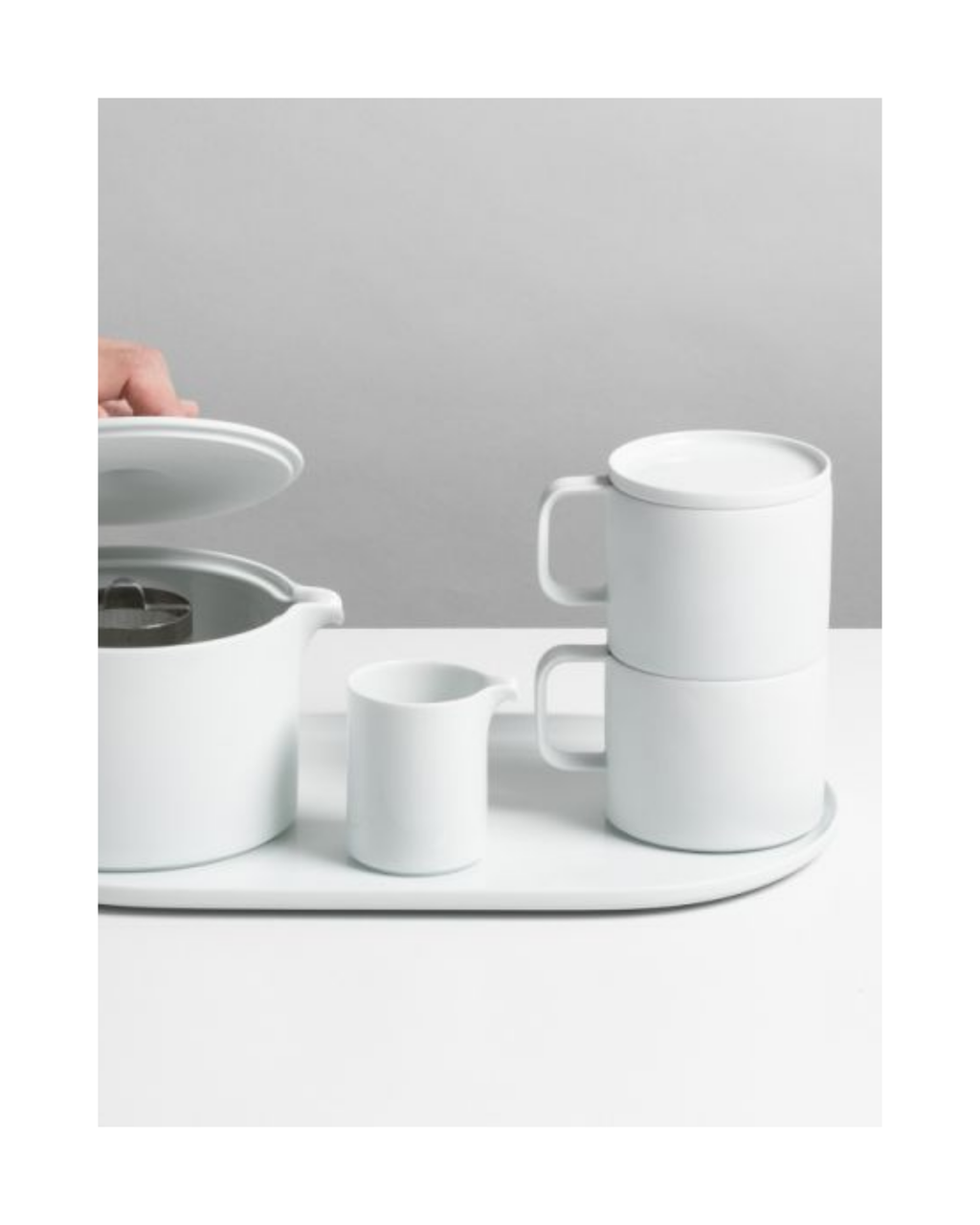 Fürstenberg porcelain mug matt