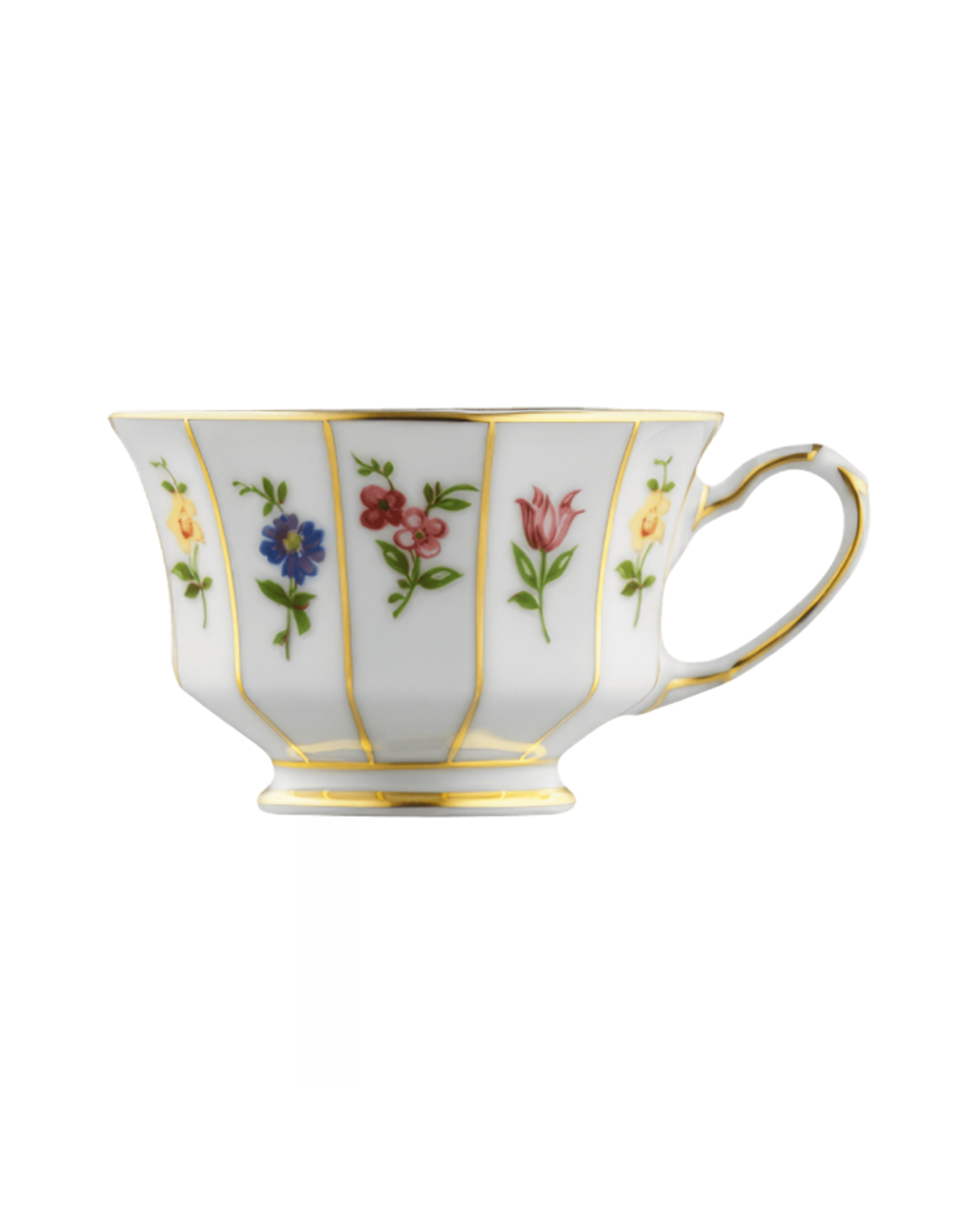 Fürstenberg Porzellan Espressotasse Floral Gold GRECQUE