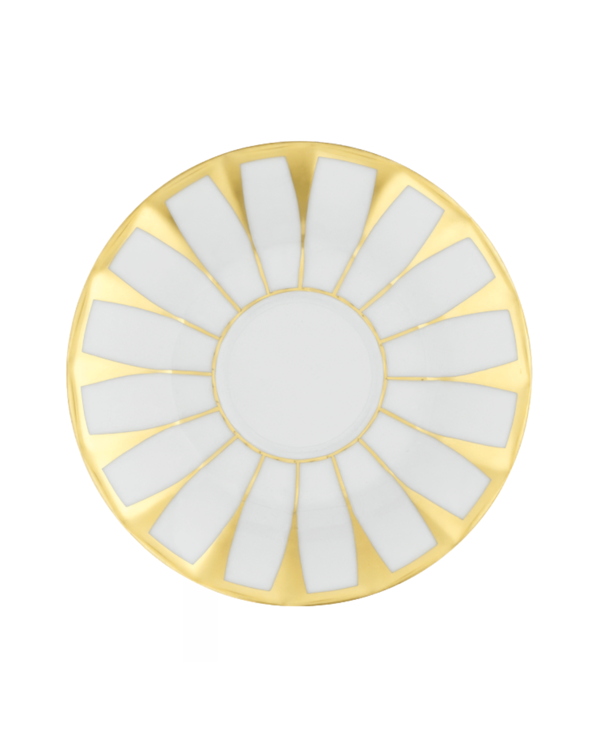 Fürstenberg Porzellan Espresso Untertasse Gold GRECQUE