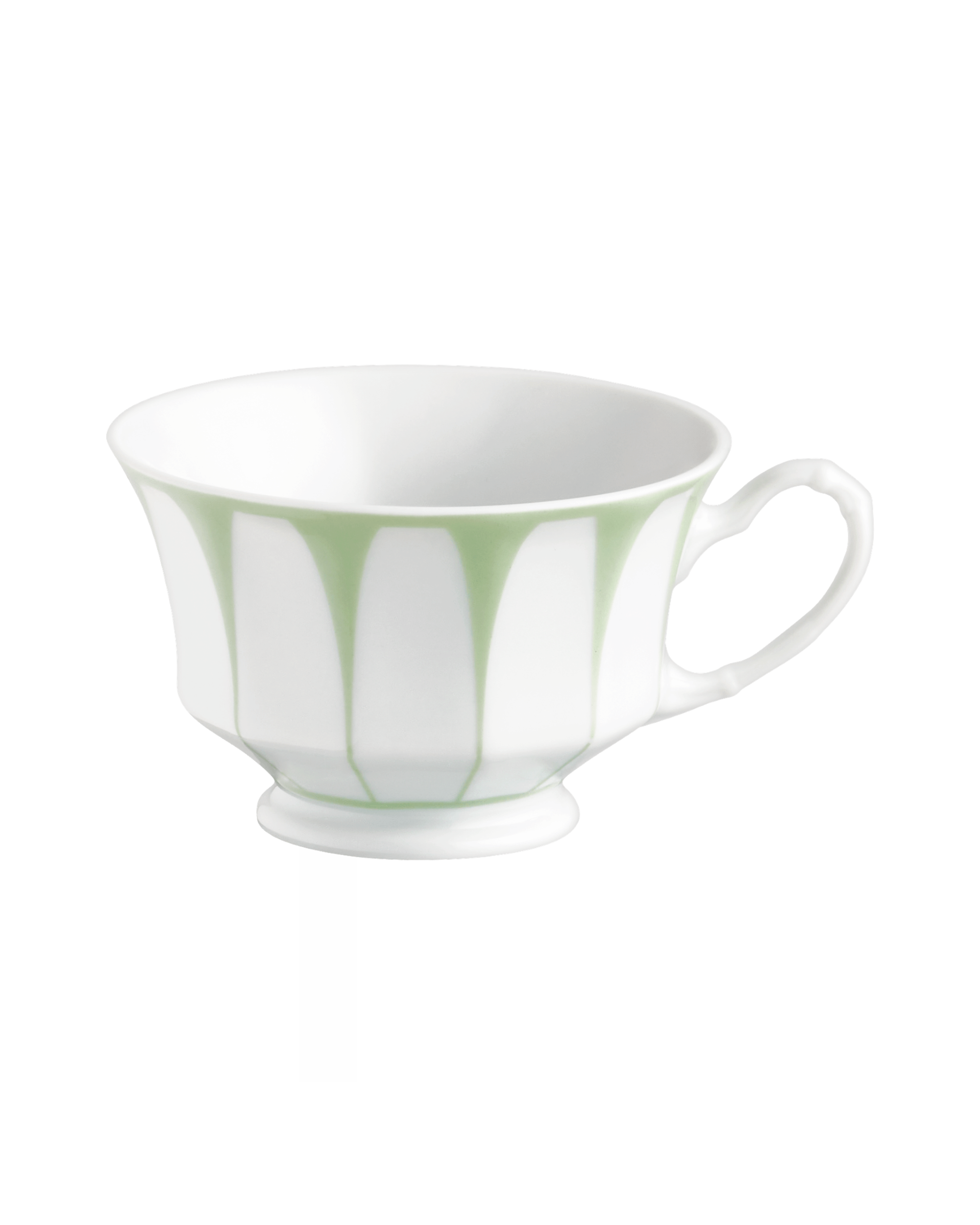 Fürstenberg Porzellan Espressotasse Weiß-Grün GRECQUE