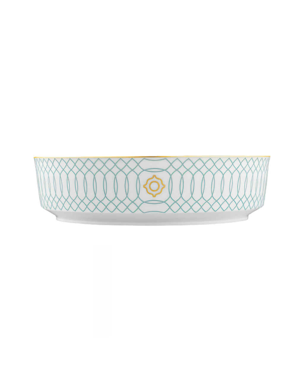 Fürstenberg Porzellan Schüssel Large Türkis-Gold CARLO