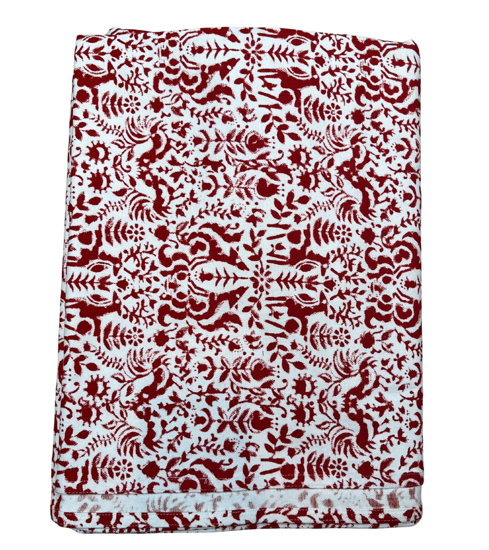 Tischdecke Red Winterprint