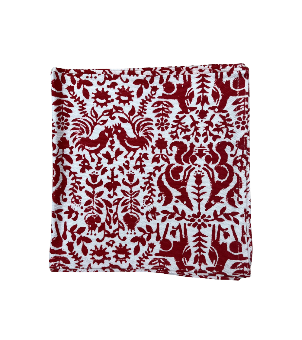 Servietten Red Winterprint (4er Set)